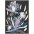 Painting DKD Home Decor 53 x 4,3 x 73 cm Flowers Modern (2 Units)