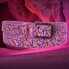 Фото #14 товара EANAGO Children's Belt Pink Crystal Chip for Children – Shimmering Children's Belt – Glitter Belt – Modern Belt for Girls from approx. 6-15 Years – Children's Belt, pink
