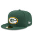 Men's Green Green Bay Packers Main Patch 59FIFTY Fitted Hat