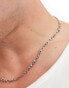 Faded Future chunky figaro chain necklace in silver