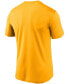 Men's Gold Pittsburgh Steelers Logo Essential Legend Performance T-shirt