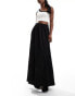 In The Style maxi skirt in black