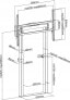 Techly Stojak / Uchwyt elektryczny Podłogowo-Ścienny Techly 55''-100'', 120 kg