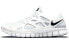 Nike Free Run 2.0 低帮 跑步鞋 男款 白黑 / Кроссовки Nike Free Run 2.0 DH8853-100