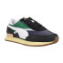 Фото #2 товара Puma Future Rider Ain't Broke Lace Up Mens Black, Blue, Green, Red Sneakers Cas