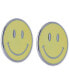 ფოტო #1 პროდუქტის Silver-Tone Yellow Happy Face Pin