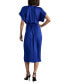 ფოტო #2 პროდუქტის Women's Aimee V-Neck Shirred-Front Dress