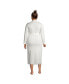 Фото #4 товара Пижама Lands' End Plus Size Supima Cotton Long Robe