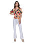 ფოტო #2 პროდუქტის Women's Printed Wrap Top