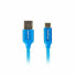 USB A to USB C Cable Lanberg CA-USBO-22CU-0005-BL Blue Quick Charge 3.0 50 cm