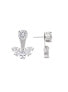 ფოტო #1 პროდუქტის Cubic Zirconia Front-Back Earrings