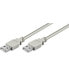 Фото #1 товара Wentronic USB 2.0 Hi-Speed cable 3 m - grey - 3 m - USB A - USB A - USB 2.0 - 480 Mbit/s - Grey