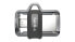 SanDisk Ultra Dual m3.0 - 16 GB - USB Type-A / Micro-USB - 3.2 Gen 1 (3.1 Gen 1) - Slide - 5.2 g - Black - Silver - Transparent