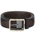 ფოტო #2 პროდუქტის Rectangular Buckle Leather Belt