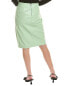 Alice + Olivia Siobhan Midi Skirt Women's Green 0