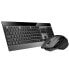 Фото #2 товара Rapoo 9900m - Full-size (100%) - Membrane - QWERTZ - Black - Mouse included