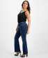 Фото #6 товара Petite Mid-Rise Bootcut Denim Jeans, Created for Macy's
