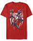 Фото #2 товара Marvel Men's Spider-Man Many Poses Of Spider-Man Short Sleeve T-Shirt