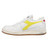 Diadora Mi Basket Row Cut Lace Up Mens White Sneakers Casual Shoes 176282-C1636