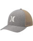 ფოტო #1 პროდუქტის Men's Gray Icon Textures Logo Flex Hat