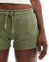 Фото #5 товара Superdry Essential logo shorts in olive khaki