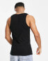 River Island muscle fit vest in black