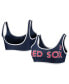 Фото #1 товара Women's Navy Boston Red Sox Southpaw Bikini Top