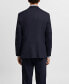 Men's Slim-Fit Herringbone Wool Suit Jacket