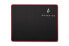 Фото #1 товара Verbatim SureFire Silent Flight 320 - Black - Red - Monochromatic - Fiber - Polyester - Rubber - Non-slip base - Gaming mouse pad