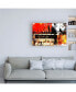 Фото #3 товара Philippe Hugonnard NYC Watercolor Collection - Winter Garden Broadway Canvas Art - 36.5" x 48"