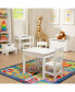 Фото #3 товара Melissa & Doug Wooden Child's Lift-Top Desk & Chair - White