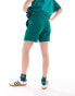 Фото #4 товара Prince co-ord heritage shorts in dark green
