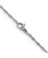 Фото #3 товара Chisel stainless Steel Polished 2mm Singapore Chain Necklace