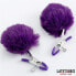 Фото #2 товара Nipple Clamps with Purple Fur