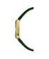 Facet Radiant Swiss Gold Plated Ladies 26x30mm Watch - Green Dial