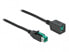 Фото #1 товара Разъем кабельный Delock - Cable - Digital, удлинительный 5 м - черный 5 м, экранированный