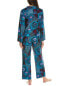 Natori 2Pc Cozy Peach Pajama Set Women's Blue S