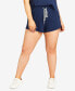 Plus Size Simple Day Mini Short