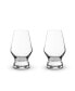 Footed Crystal Scotch Glasses, Set of 2, 8 Oz