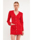 Фото #3 товара Women's Textured Button Down Dress