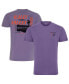 Фото #1 товара Men's and Women's Purple Phoenix Suns 2023 NBA Playoffs Rally The Valley Bingham T-shirt