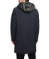 ფოტო #2 პროდუქტის Men's Colin Raincoat with Removable Nylon Hooded Inset