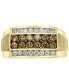ფოტო #3 პროდუქტის EFFY® Men's Multi-Color Diamond Ring (1-3/8 ct. t.w.) in 14k Gold