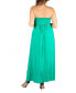 ფოტო #2 პროდუქტის Plus Size Strapless Maxi Dress