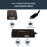 Фото #6 товара Адаптер USB-C Multiport - 3-в-1 - 4K 30Гц - черный - USB Type-C - выход DVI - выход HDMI - выход VGA (D-Sub) - 3840 x 2160 пикселей