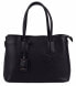 Women´s leather handbag Donna Black