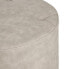 Pouffe Grey Synthetic Leather 38 x 38 x 42 cm DMF