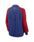 Фото #2 товара Women's Royal Chicago Cubs Authentic Collection Team Raglan Performance Full-Zip Jacket