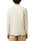 Фото #2 товара Men's Long Sleeve Striped Button-Down Linen Shirt