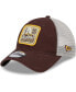 Фото #4 товара Men's Brown, White San Diego Padres Spring Training Striped 9TWENTY Trucker Adjustable Hat